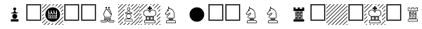 PIXymbols Chess Regular Font