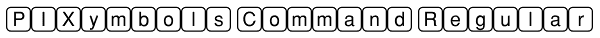 PIXymbols Command Regular Font