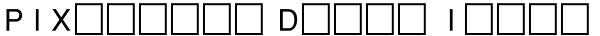 PIXymbols Datum Italic Font