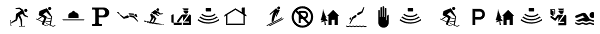 PIXymbols Travel Italic Font