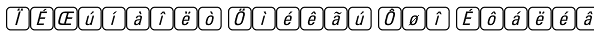 PIXymbols Unikey Two Italic Font