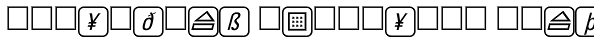 PIXymbols UnikeyTwo Bold Font