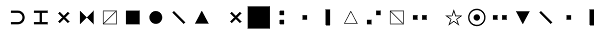 PIXymbols Xcharting Regular Font