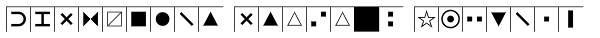 PIXymbols Xstitch Regular Font