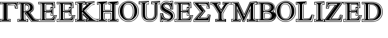 GreekHouseSymbolized Font
