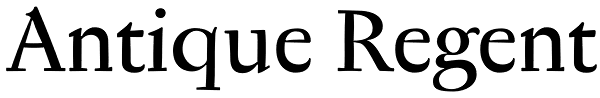 Antique Regent Font