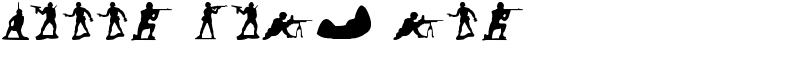 Green Army Men Font