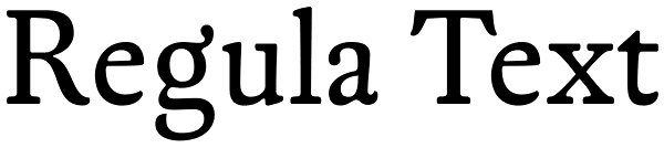 Regula Text Font