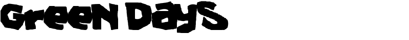 Green Days Font