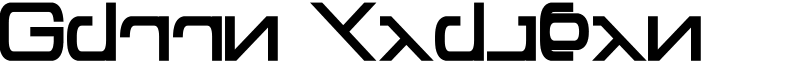 Green Martian Font
