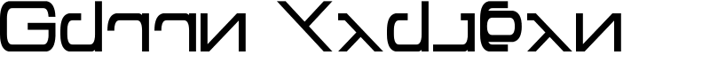 Green Martian Font