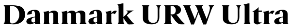 Danmark URW Ultra Font