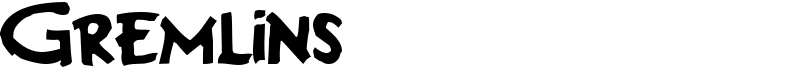 Gremlins Font