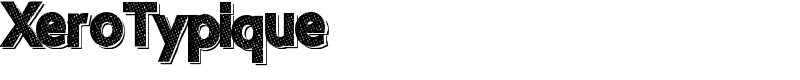 XeroTypique Font