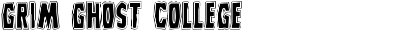 Grim Ghost College Font