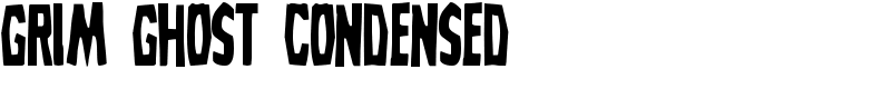 Grim Ghost Condensed Font