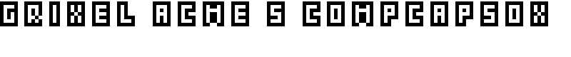 Grixel Acme 5 CompCapsOX Font