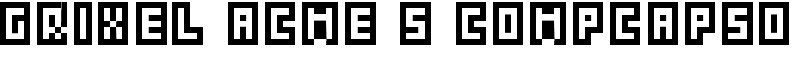 Grixel Acme 5 CompCapsO Font