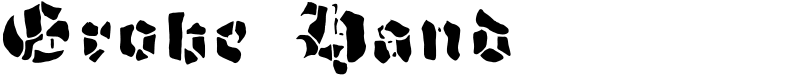 Grobe Hand Font