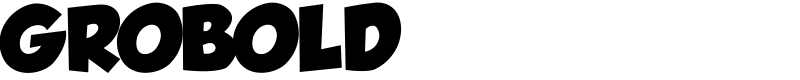 GROBOLD Font