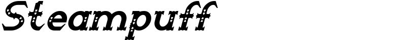 Steampuff Font