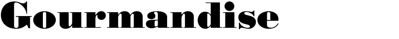 Gourmandise Font