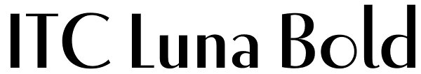 ITC Luna Bold Font