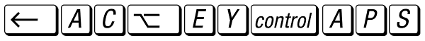 MacKeyCaps Font