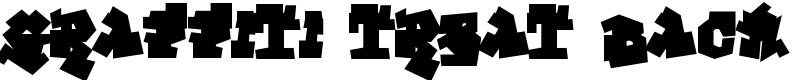 Graffiti Treat Back Font