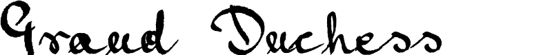 Grand Duchess Font