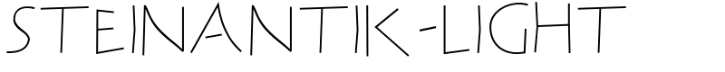 SteinAntik-Light Font