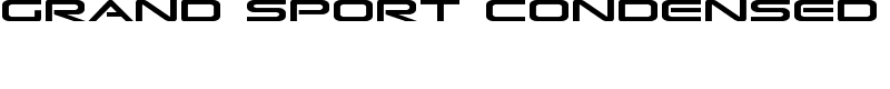 Grand Sport Condensed Font