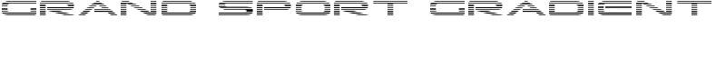 Grand Sport Gradient Font