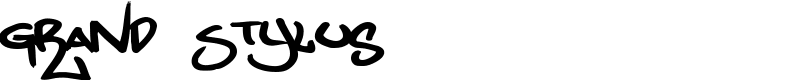 Grand Stylus Font