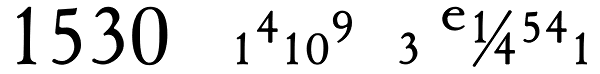 1530 Garamond Extra Font