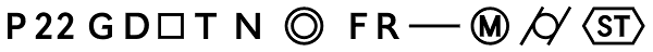 P22 GD&T No Frames Font