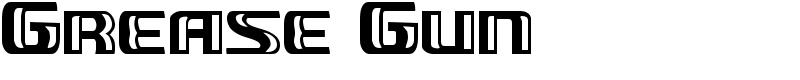 Grease Gun Font