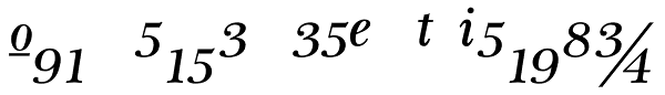 PlantagenetEXT Italic Font
