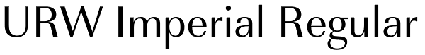 URW Imperial Regular Font
