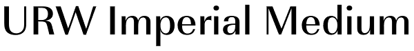 URW Imperial Medium Font