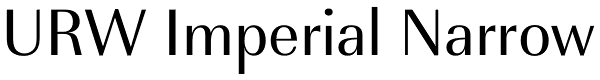 URW Imperial Narrow Font