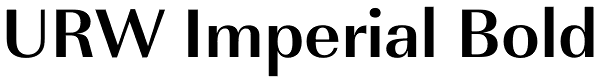 URW Imperial Bold Font