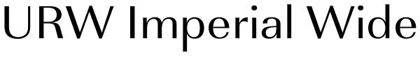 URW Imperial Wide Font