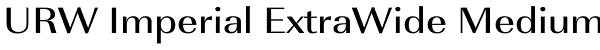 URW Imperial ExtraWide Medium Font
