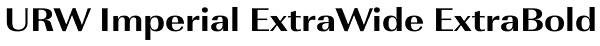 URW Imperial ExtraWide ExtraBold Font