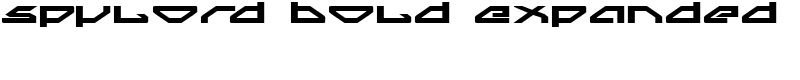 Spylord Bold Expanded Font