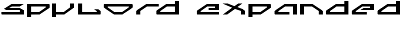 Spylord Expanded Font
