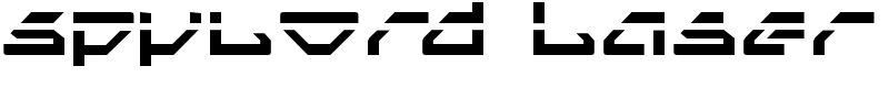Spylord Laser Font