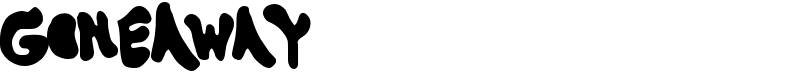 GoneAway Font