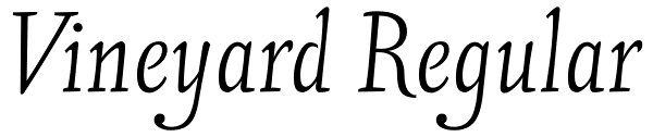 Vineyard Regular Font